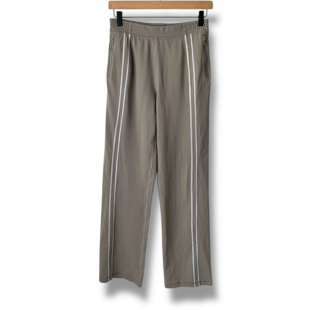 LULULEMON ATHLETICA Define Mid-Rise Track Pant Luon Warm Ash Grey White XS - Picture 2 of 13